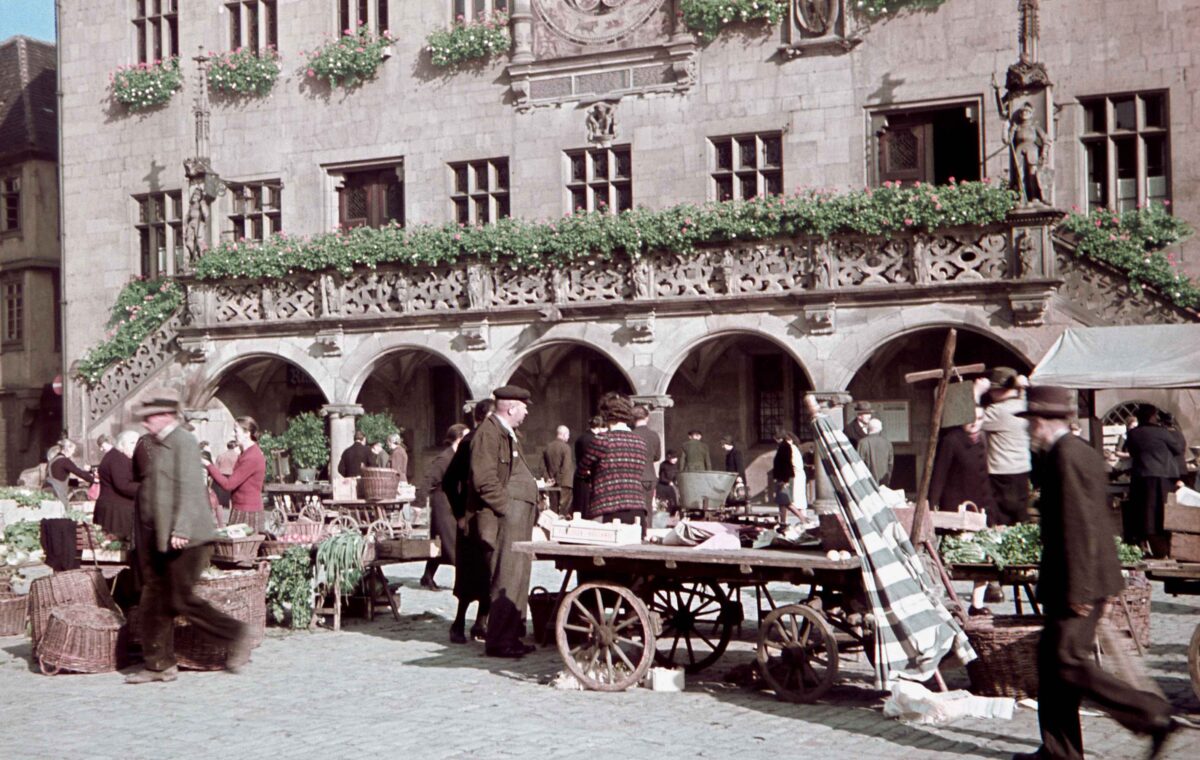 Marktplatz Heilbronn in den 30ern, StA Hn